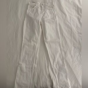 Reformation Women's Straight Leg Jeans in White